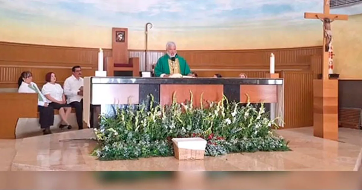 Expresa en su mensaje el padre José Calvillo Rodríguez, rector de la Catedral.