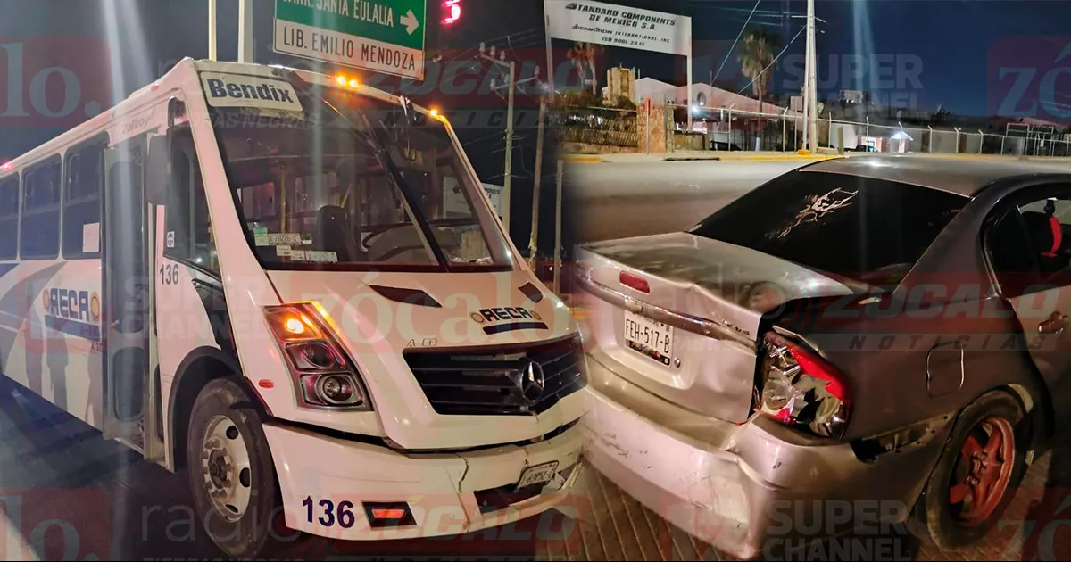 Provoca camión de transporte personal accidente en carretera a la presa La Amistad