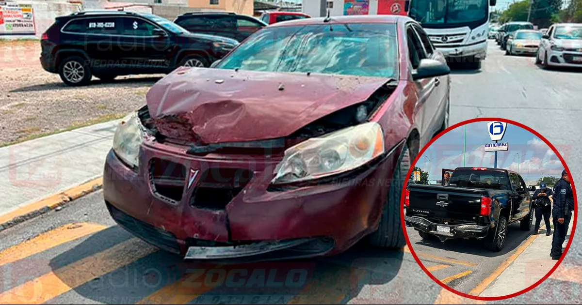 Provoca camión daños cuantiosos en accidente en Piedras Negras