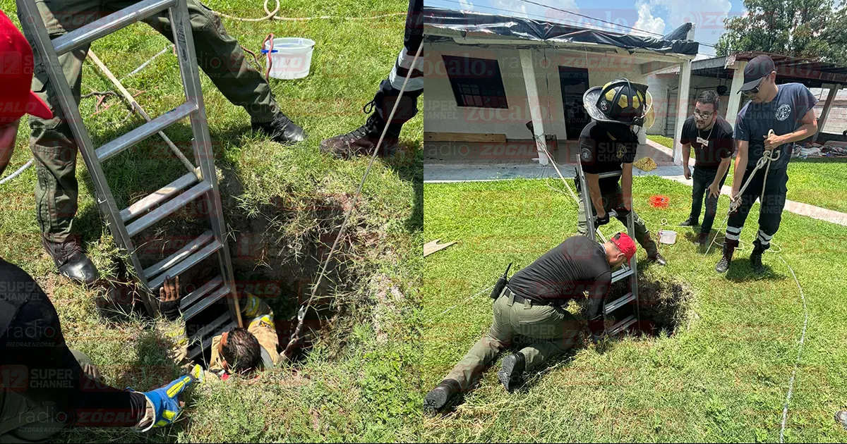 Protección Civil y Bomberos de Morelos rescatan a dos gatos de una noria