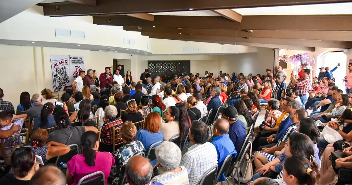 Realiza Morena asamblea informativa en Piedras Negras
