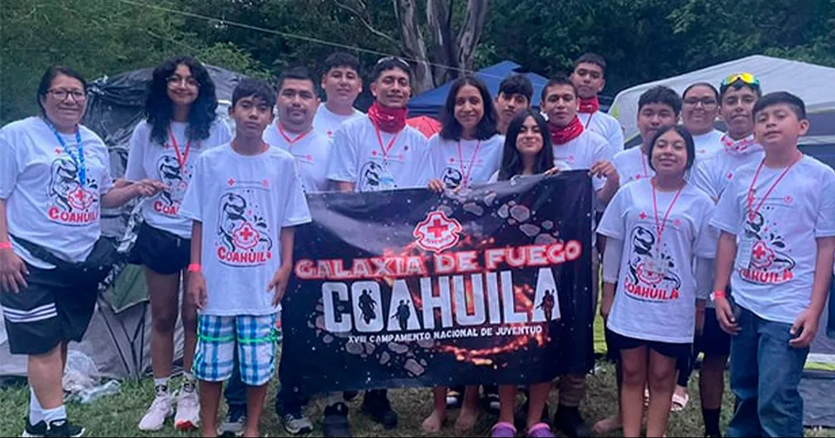 Acuden jóvenes de Cruz Roja a campamento nacional
