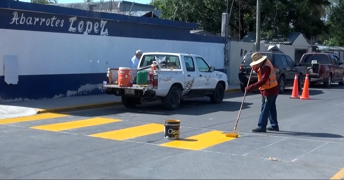 Se invirtieron más de 10 mdp; incluye cordones y señalización vial.