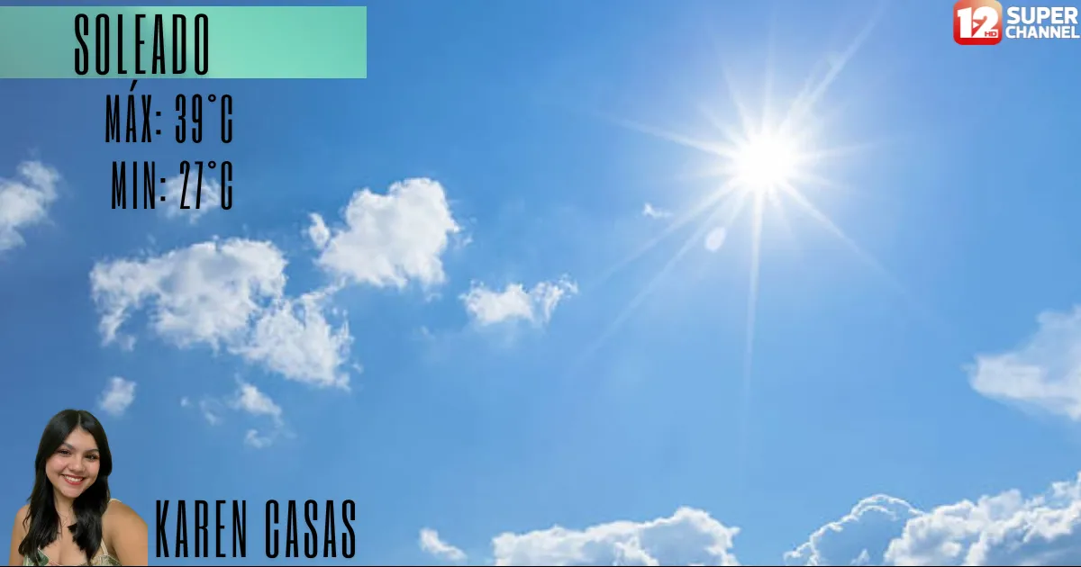 Se espera que el fin de semana sea muy caliente, así que mucha precaución hidratación, tomar agua y usar bloqueador solar.