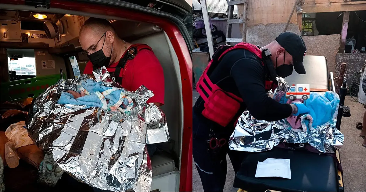 "Heroísmo en Piedras Negras: Paramédicos de Bomberos Ayudan a Madre en Parto Domiciliario"
