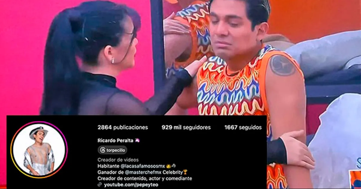 ‘Tu no eres Wendy’: Ricardo Peralta pierde miles de seguidores tras enfrentamiento con Arath de la Torre