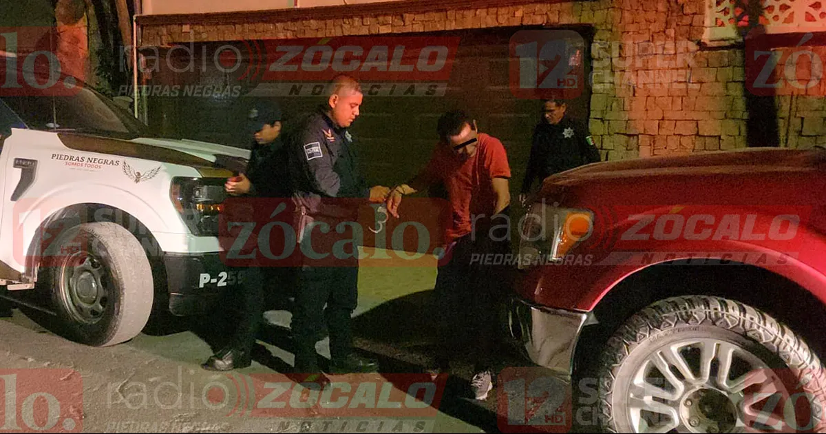 El sujeto portaba un arma blanca con el que intentó lesionar a los propietarios, por lo que logran someterlo.