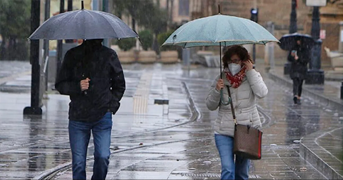 Llega el primer Frente Frío de la temporada con cuatro días de lluvias intensas
