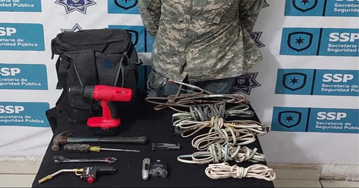 Capturan a ladrón de vivienda en Acuña