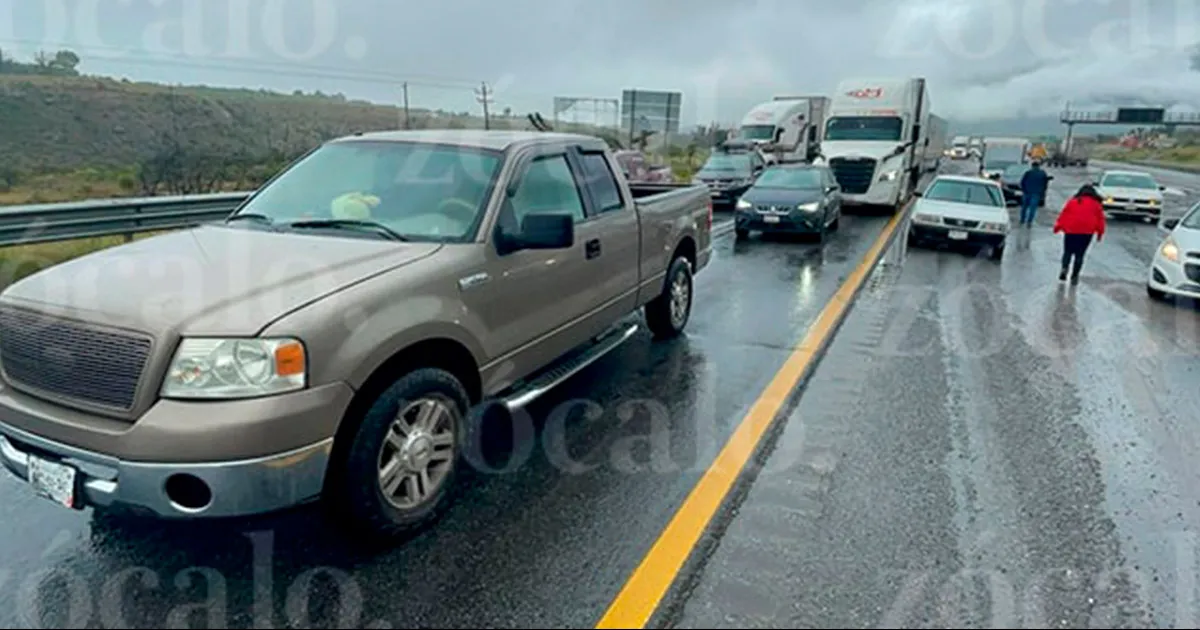 Durante la mañana de este viernes se registró un accidente que afectó la vía