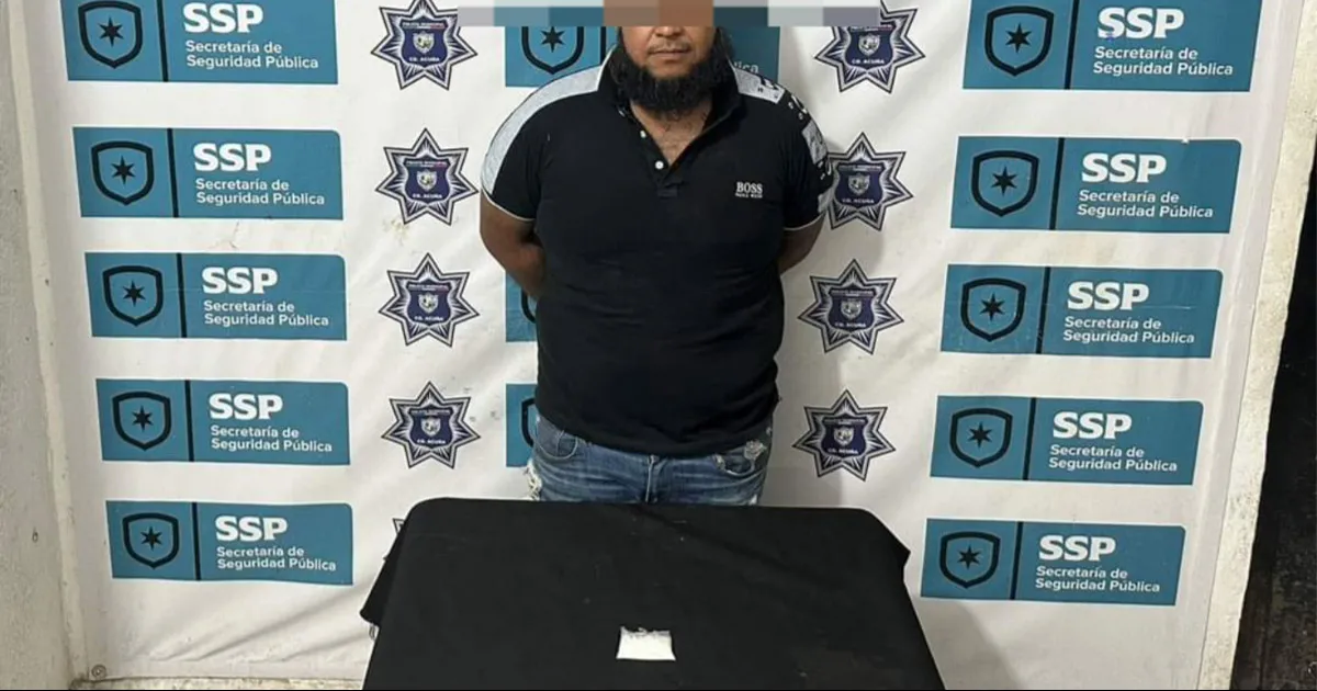 El detenido fue puesto a disposición de la Agencia del Ministerio Público del Fuero Común para su interrogatorio y posterior presentación ante un juez.