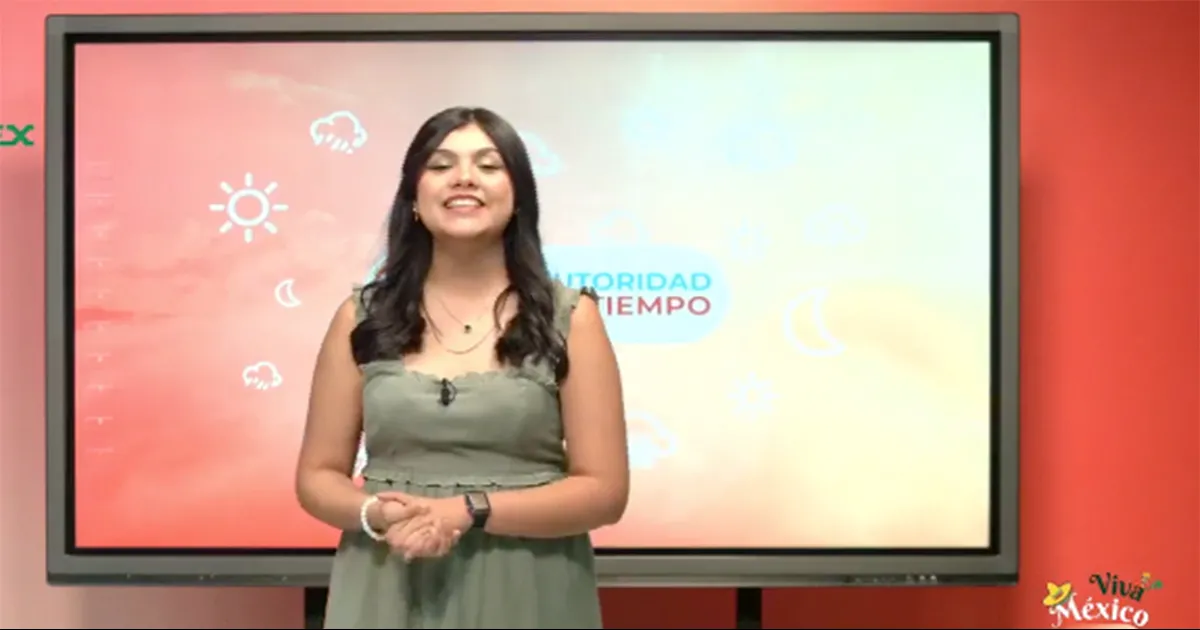 Miércoles: Día lluvioso con una máxima de 32°C y mínima de 21°C, con 20% de probabilidades de lluvia.