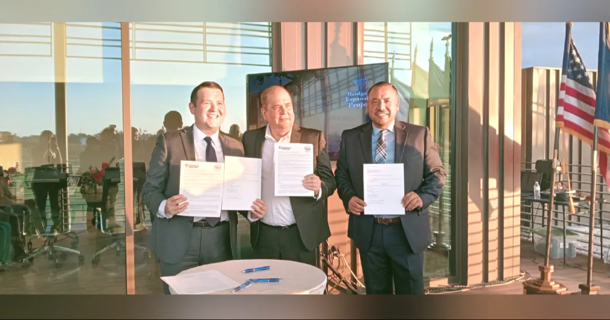 Firman acuerdo para continuar el proyecto de expansión de los carriles del Puente 2