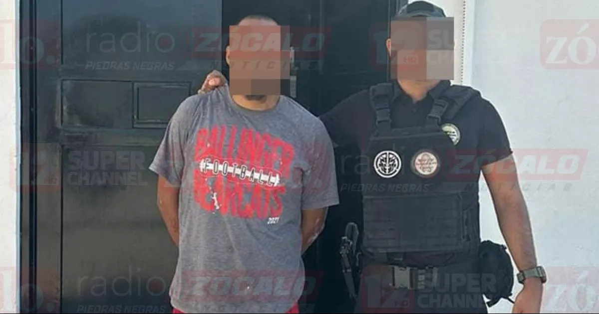 Fue detectado y arrestado sobre la calle Puebla cruce con Durango, en los límites de la colonia Atilano Barrera.