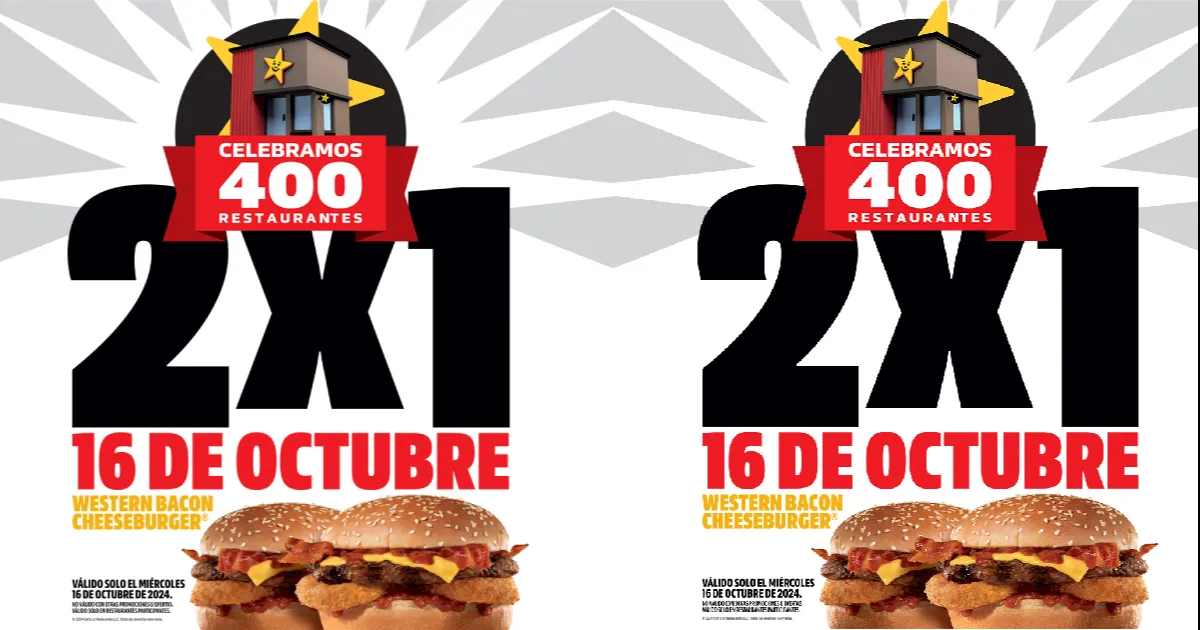 Esta promoción solo es válida para las sucursales en México, con excepción de aquellas que se encuentren en aeropuertos.