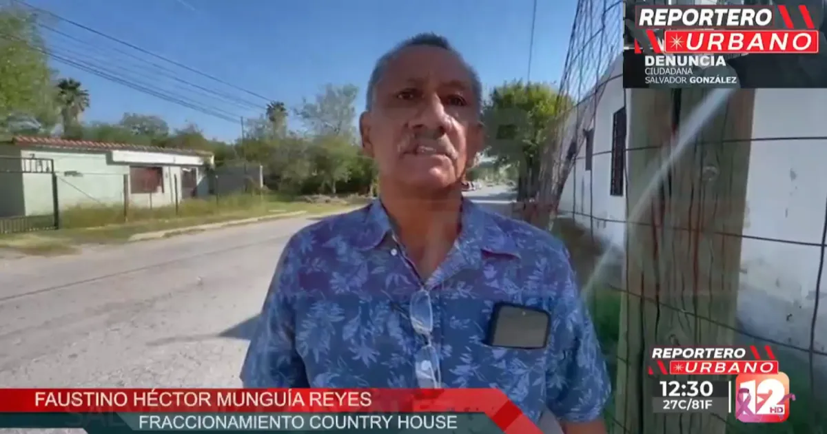 El señor Faustino pide ante nuestras cámaras que su caso sea atendido