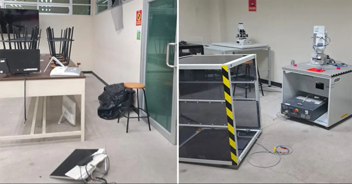 Causan daños y robo millonario en Universidad Politécnica de Piedras Negras