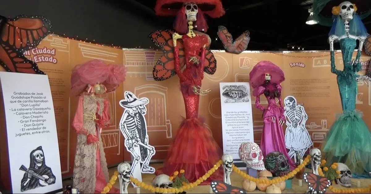 Museo "El Chapulín" montó mini exposición de siete catrinas