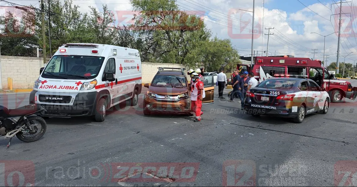Accidente vial en colonia Colinas deja a motociclista gravemente herido