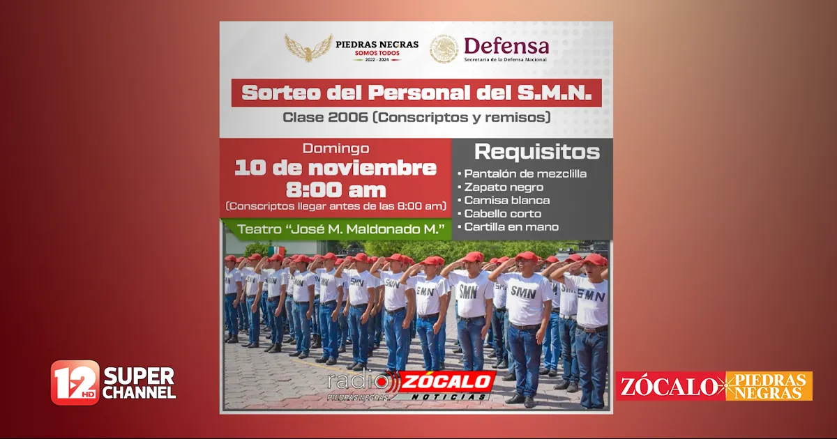 Deben acudir con playera blanca, pantalón de mezclilla y calzado negro