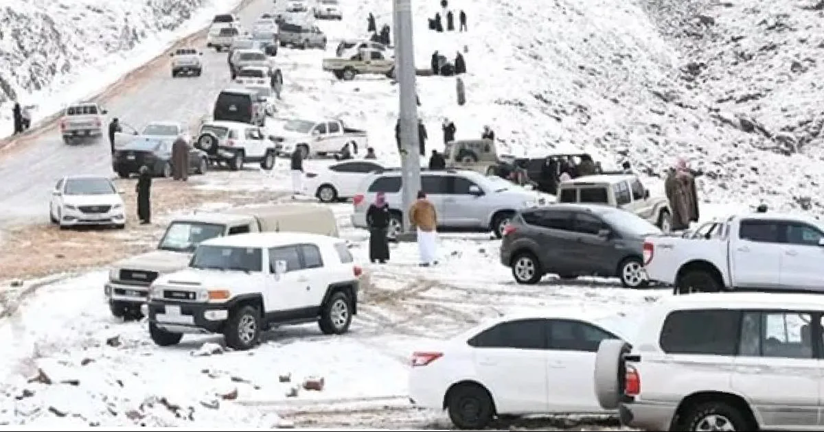 Arabia Saudita experimenta su primera nevada en la región de Al Jawf, un fenómeno inusual vinculado al cambio climático
