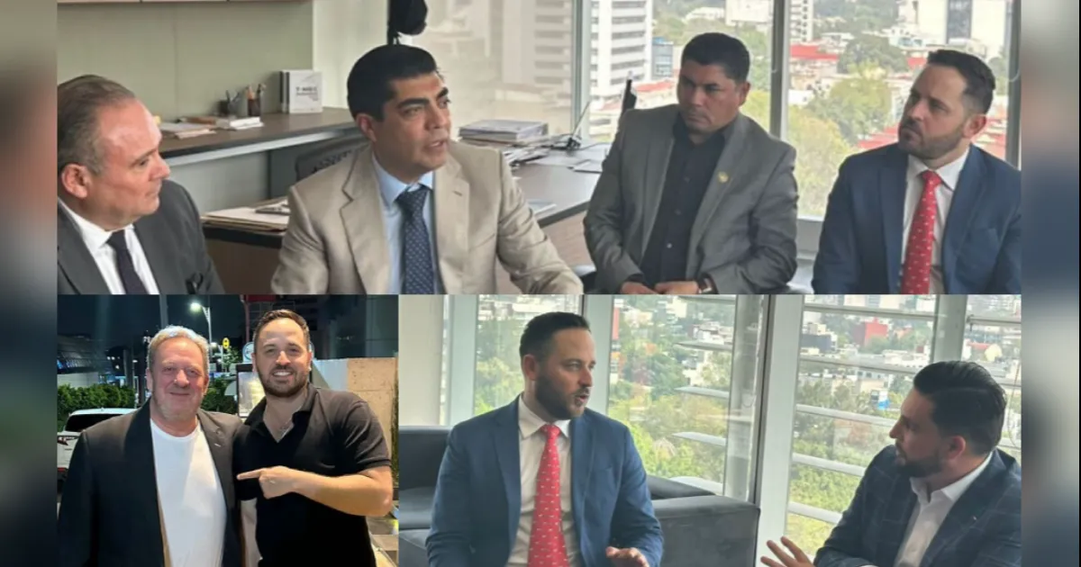 El alcalde electo de Piedras Negras se reunió con líderes del ámbito empresarial y gubernamental durante su gira por la Ciudad de México.