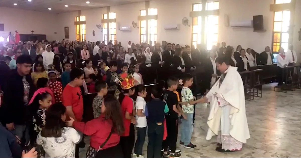 El párroco de Cristo Rey afirmó que desde el inicio del novenario por las fiestas patronales se generó una buena participación de fieles.