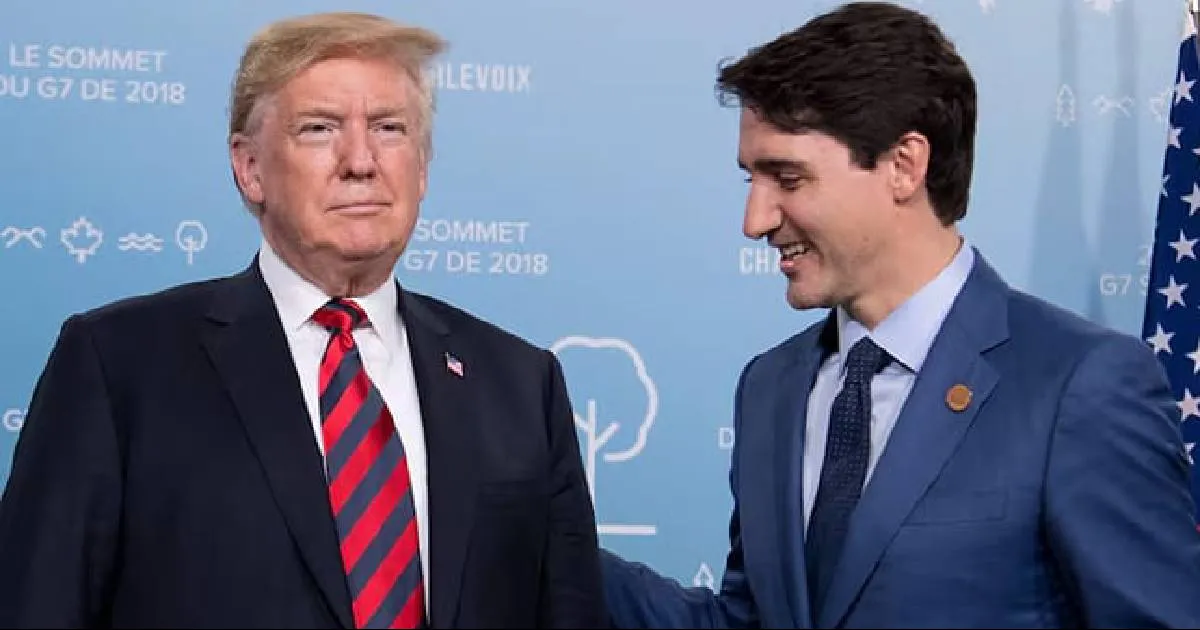 Trump sugirió a Trudeau que Canadá se una a EU para evitar los aranceles, según medios