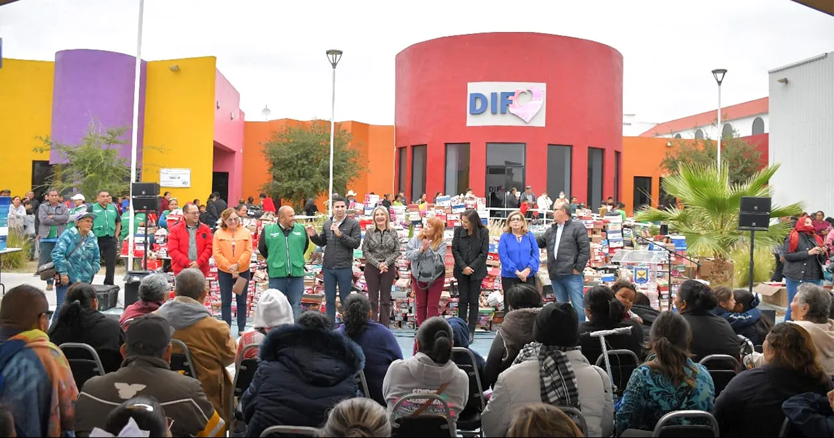 Realiza el DIF Municipal “Zapatón 2024” para las familias de Piedras Negras
