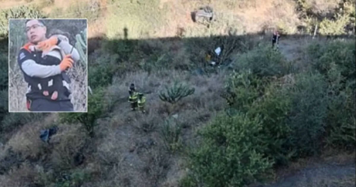 Bebé de 11 meses sobrevive 12 horas en barranco junto al cuerpo de su padre tras volcadura