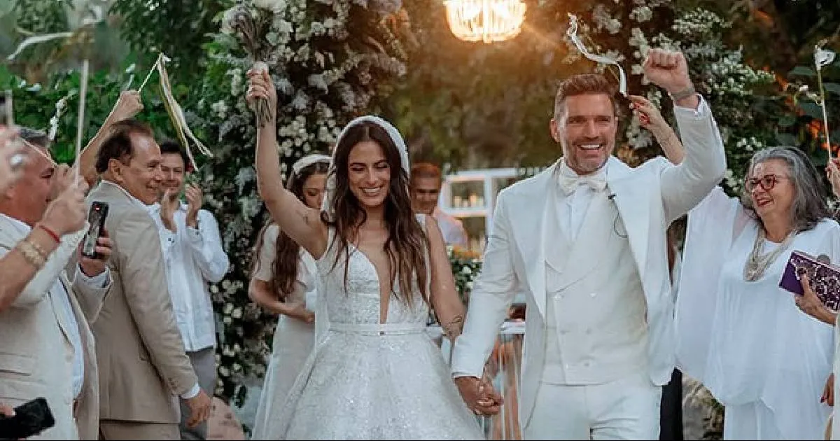Julián Gil y Valeria Marín se casaron en Puerto Rico; así fue su boda