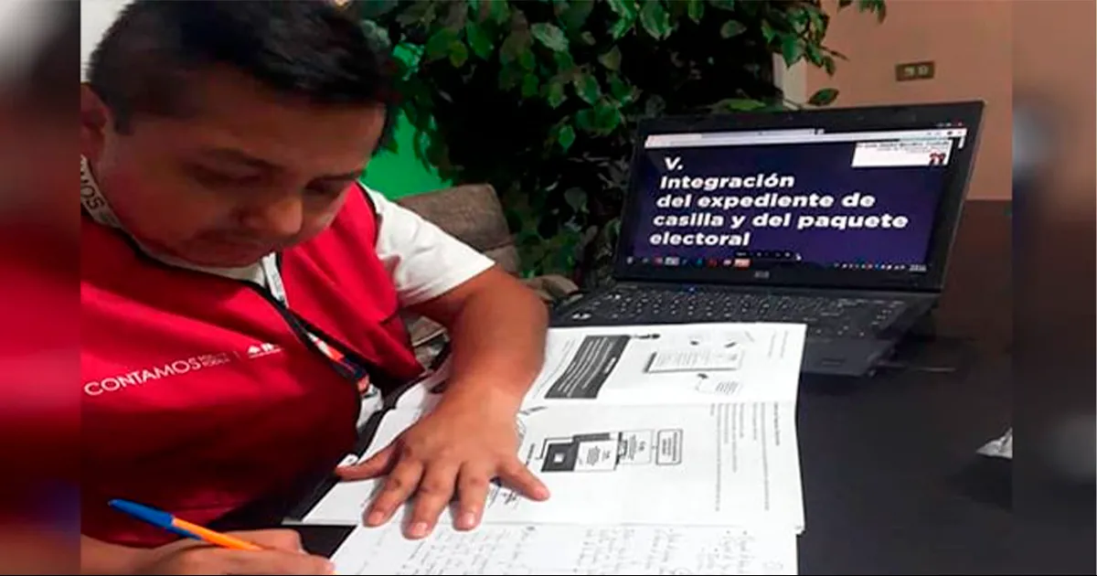 Para el proceso electoral extraordinario.