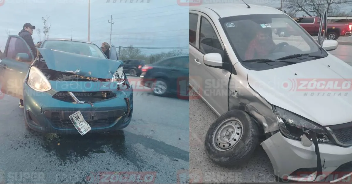 Conductor invade carril y provoca choque en av. Román Cepeda