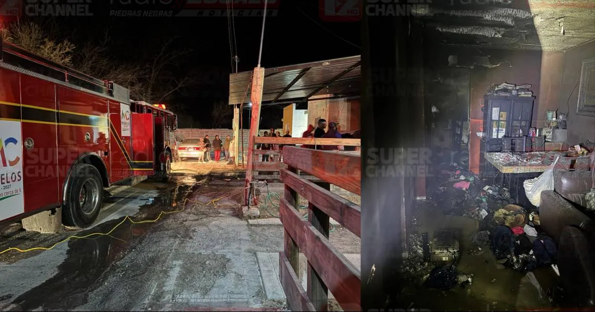 El siniestro provocó daños de consideración a la vivienda, a sus pertenencias y parte de los muebles.