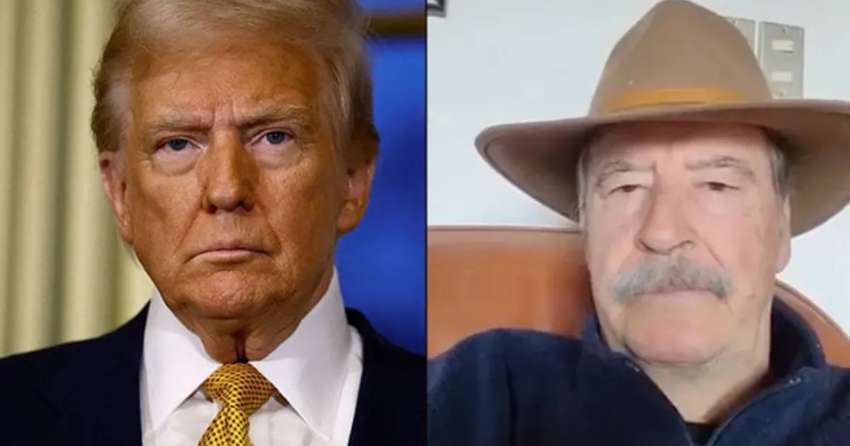 Vicente Fox envía mensaje a Trump por aranceles: ‘es un error histórico’