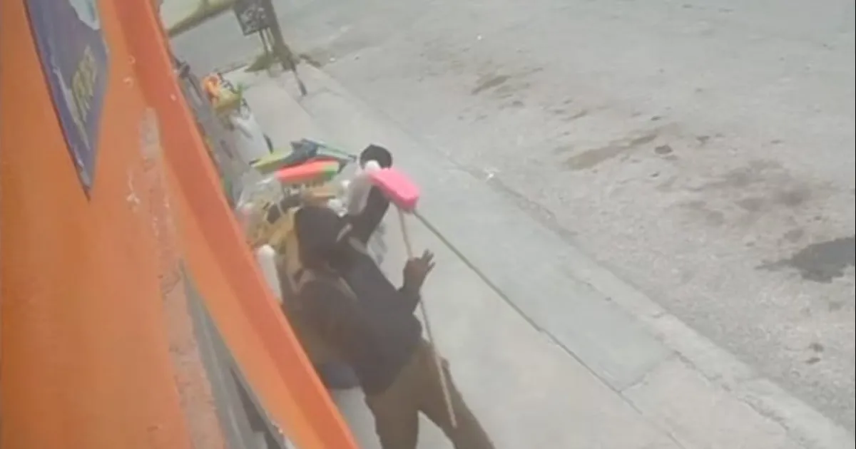 El propietario indicó que son varias las ocasiones que es víctima de los amantes de lo ajeno en esa zona.