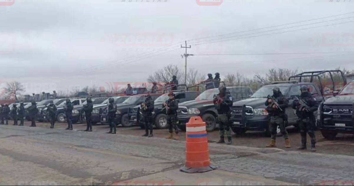 Realiza Policía Estatal operativo coordinado en el norte del estado