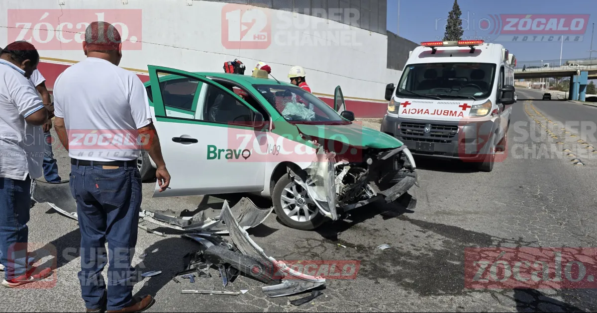 Según lo declarado por el taxista, se quedó sin frenos.