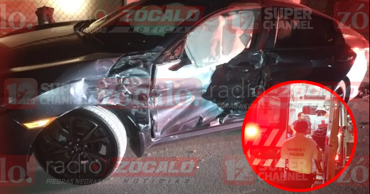 Estudiante de enfermería provoca accidente al circular en sentido contrario