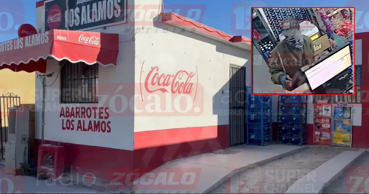 Un sujeto ingresó al negocio portando un machete y la amenazó para exigirle todo el dinero que tenía en la caja registradora.