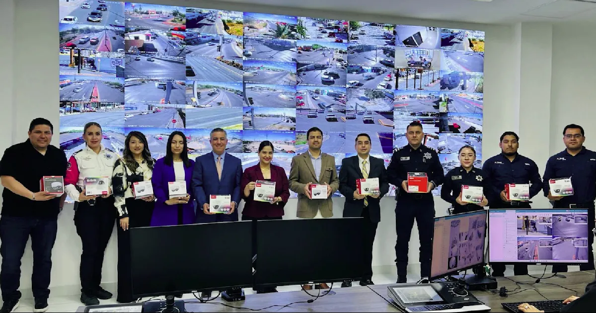 CANACO dona 100 cámaras de seguridad al municipio para reforzar la seguridad en la ciudad