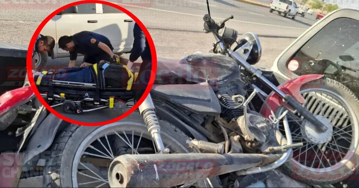 El lesionado fue trasladado a la clínica 11 del IMSS para una mejor valoración médica.