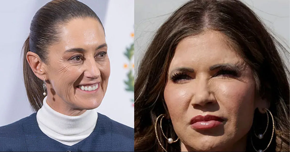 La Presidenta de MÃ©xico recibirÃ¡ a Kristi Noem, la encargada de la seguridad de Estados Unidos.