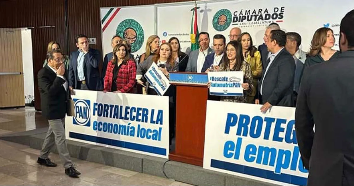 PAN propone plan de rescate automotriz ante aranceles