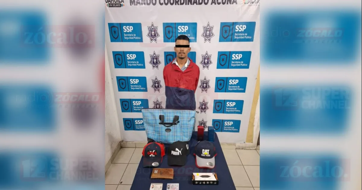 La detención se llevó a cabo en el fraccionamiento Praderas del Valle.