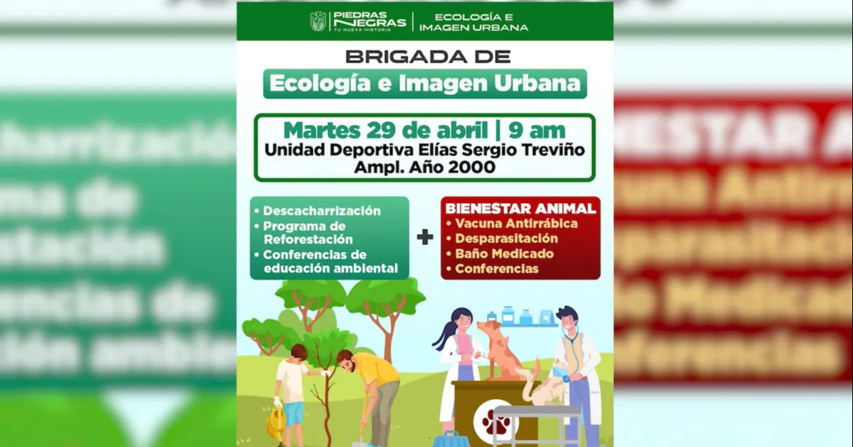 Imagen Urbana realizará brigada en Unidad Deportiva Elías Sergio Treviño el martes