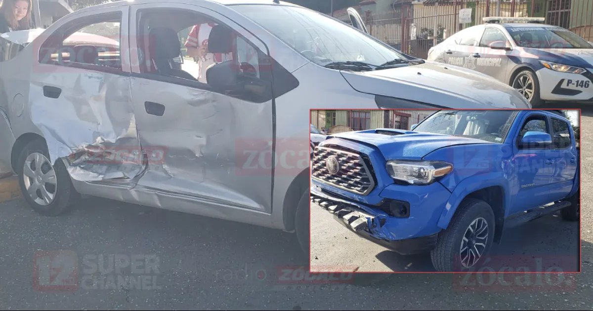 Funcionaria de la aduana en Acuña provoca choque