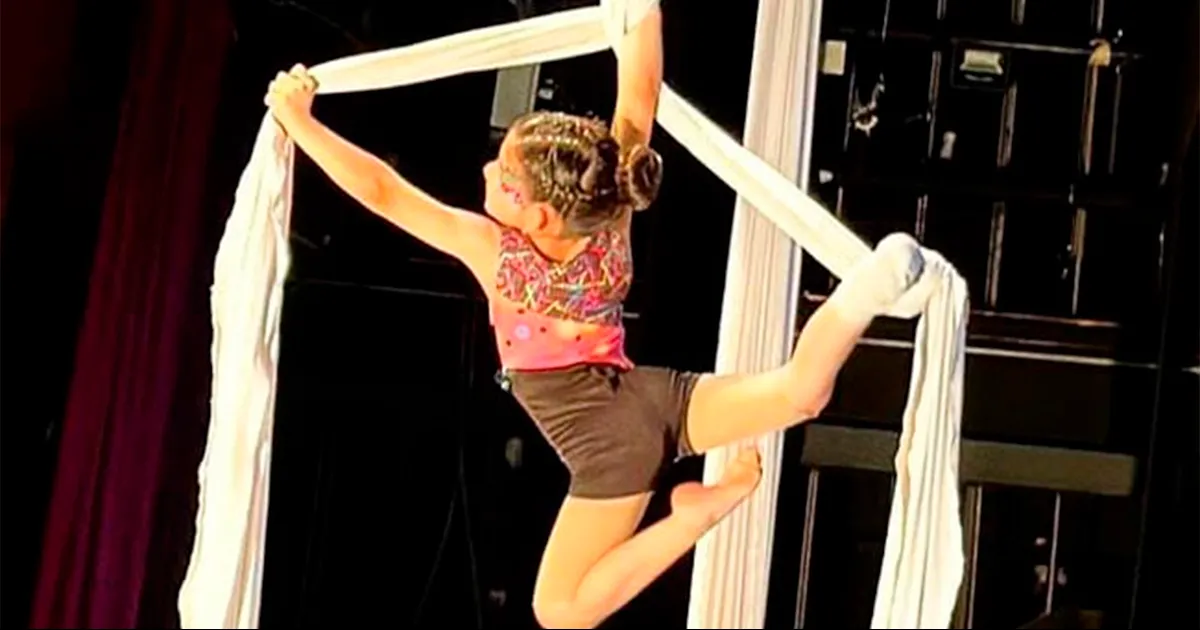 La pequeña Aylin Isabella Villegas