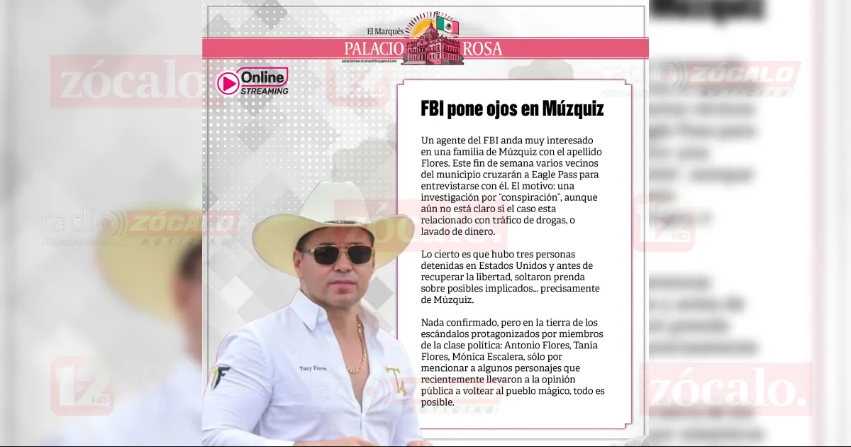 FBI pone ojos en Múzquiz
