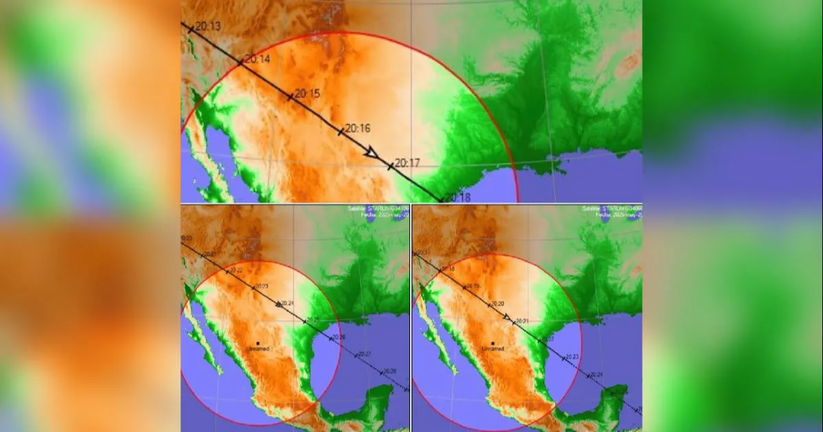 ¡Tres trenes de Starlink serán visibles esta noche por Piedras Negras!